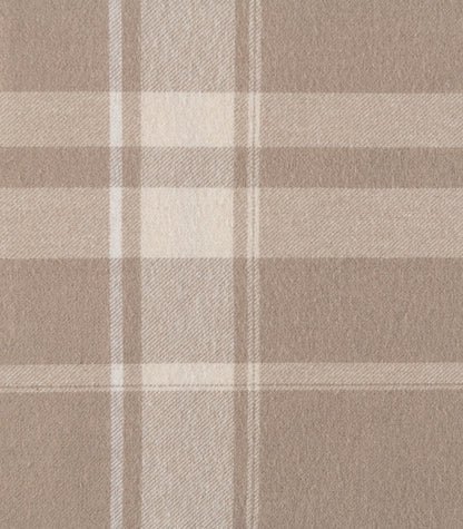 Bhumi Organic Cotton - Flannelette Sheet Set - Golden Taupe Plaid