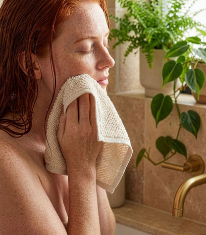 Bhumi Organic Cotton - Twill Wash Cloth - Natural