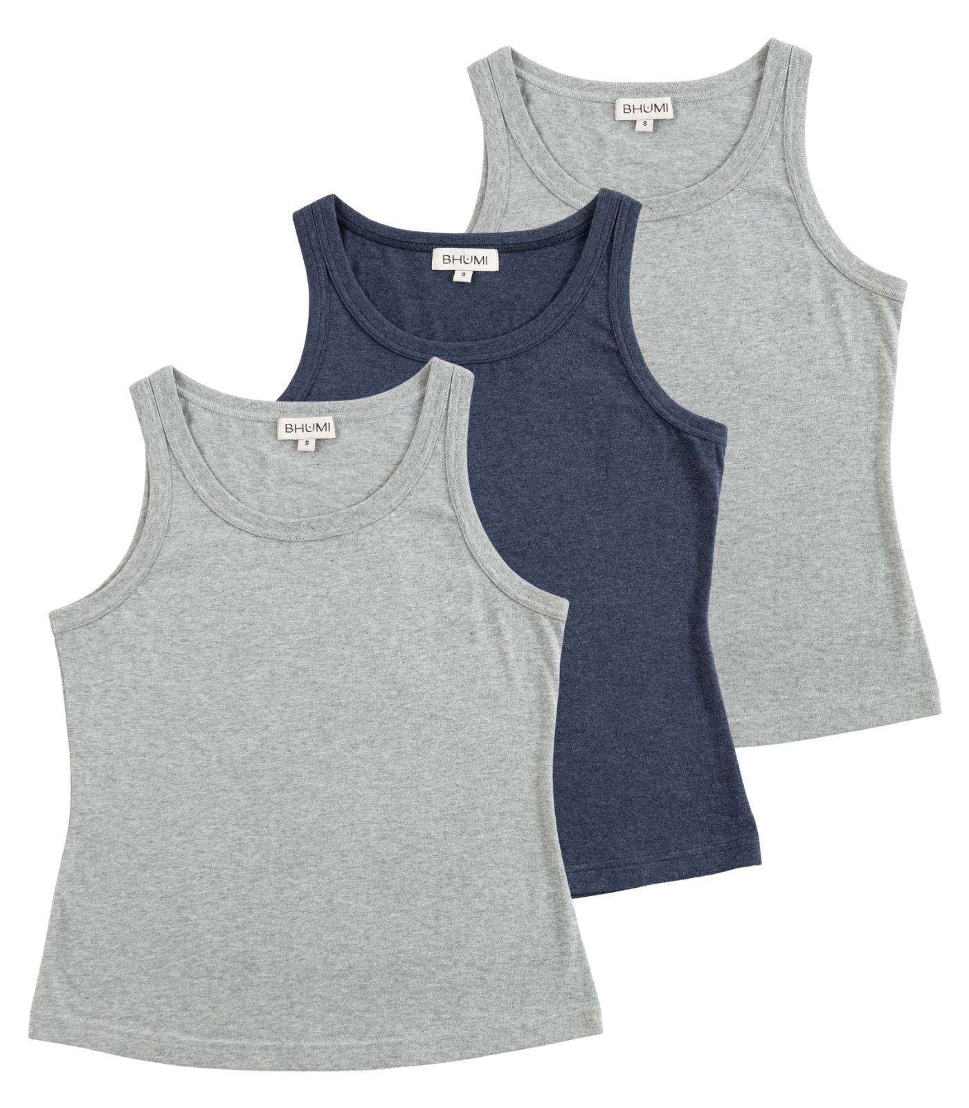 Bhumi Organic Cotton - Singlet Top (3 Pack)