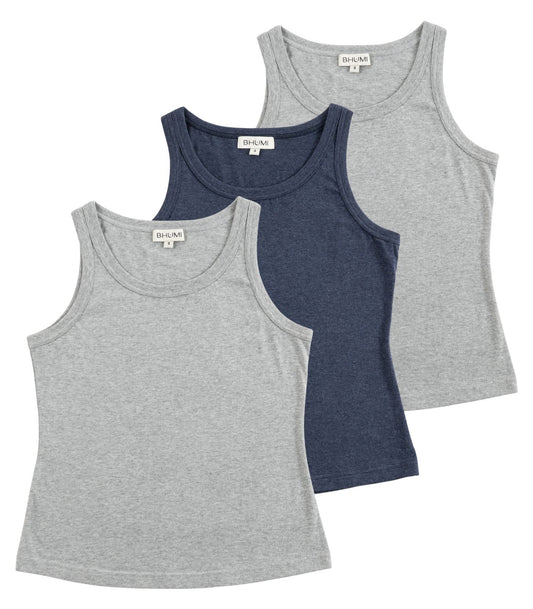 Bhumi Organic Cotton - Singlet Top (3 Pack)