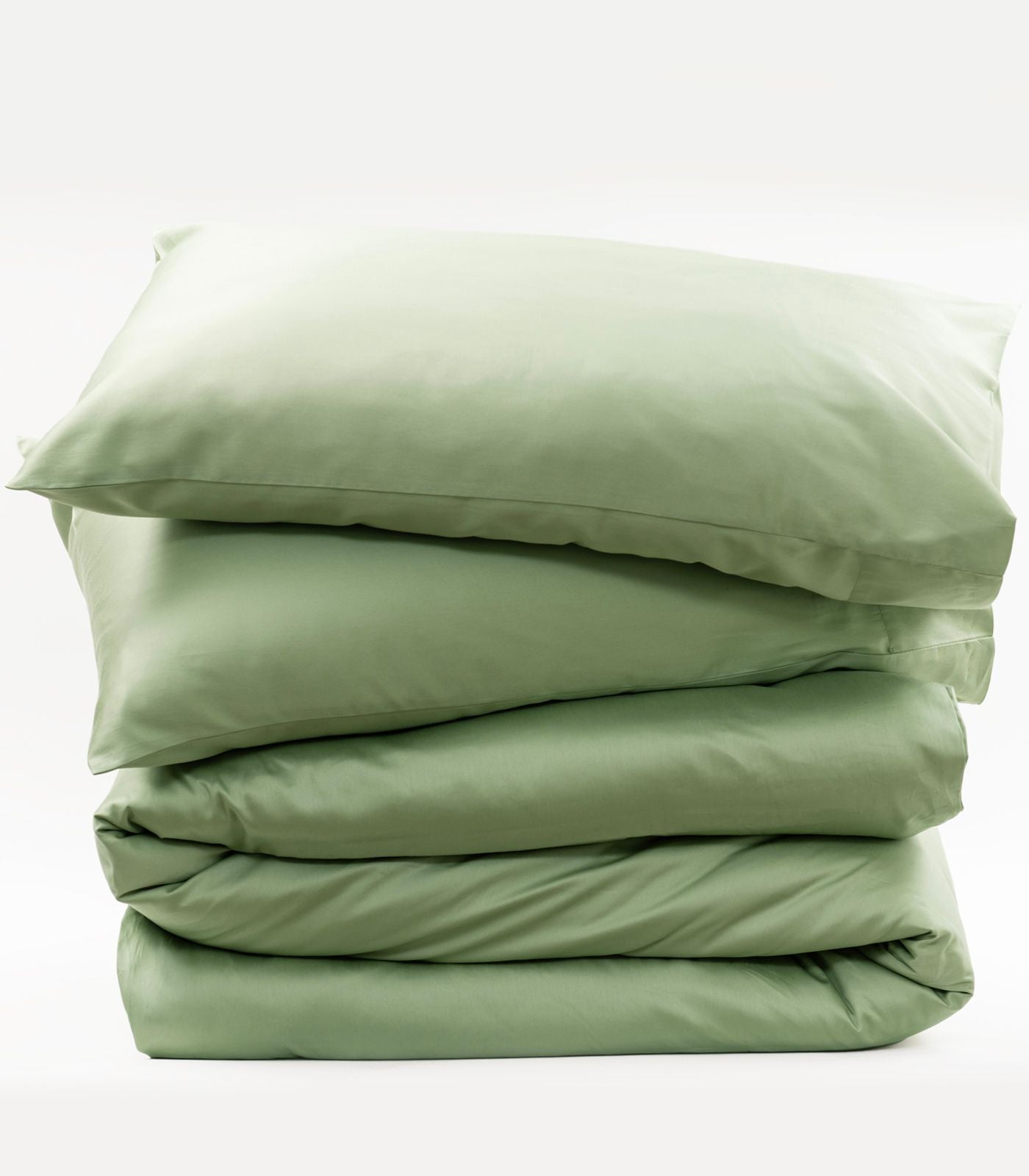 Percale Quilt Set - Sage