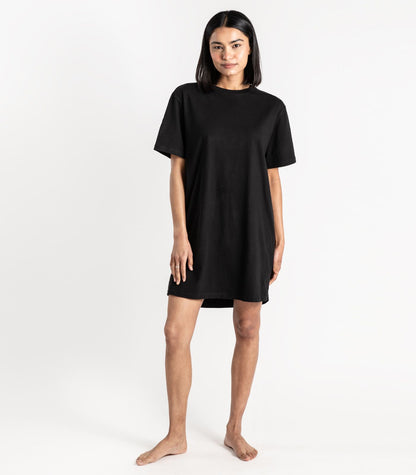 Bhumi Organic Cotton - Jersey Knit Sleep Tee - Black