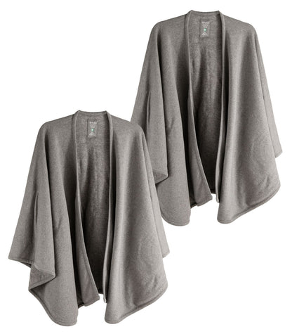 Bhumi Organic Cotton - Fleece Wrap (2 Pack) - Graphite Melange