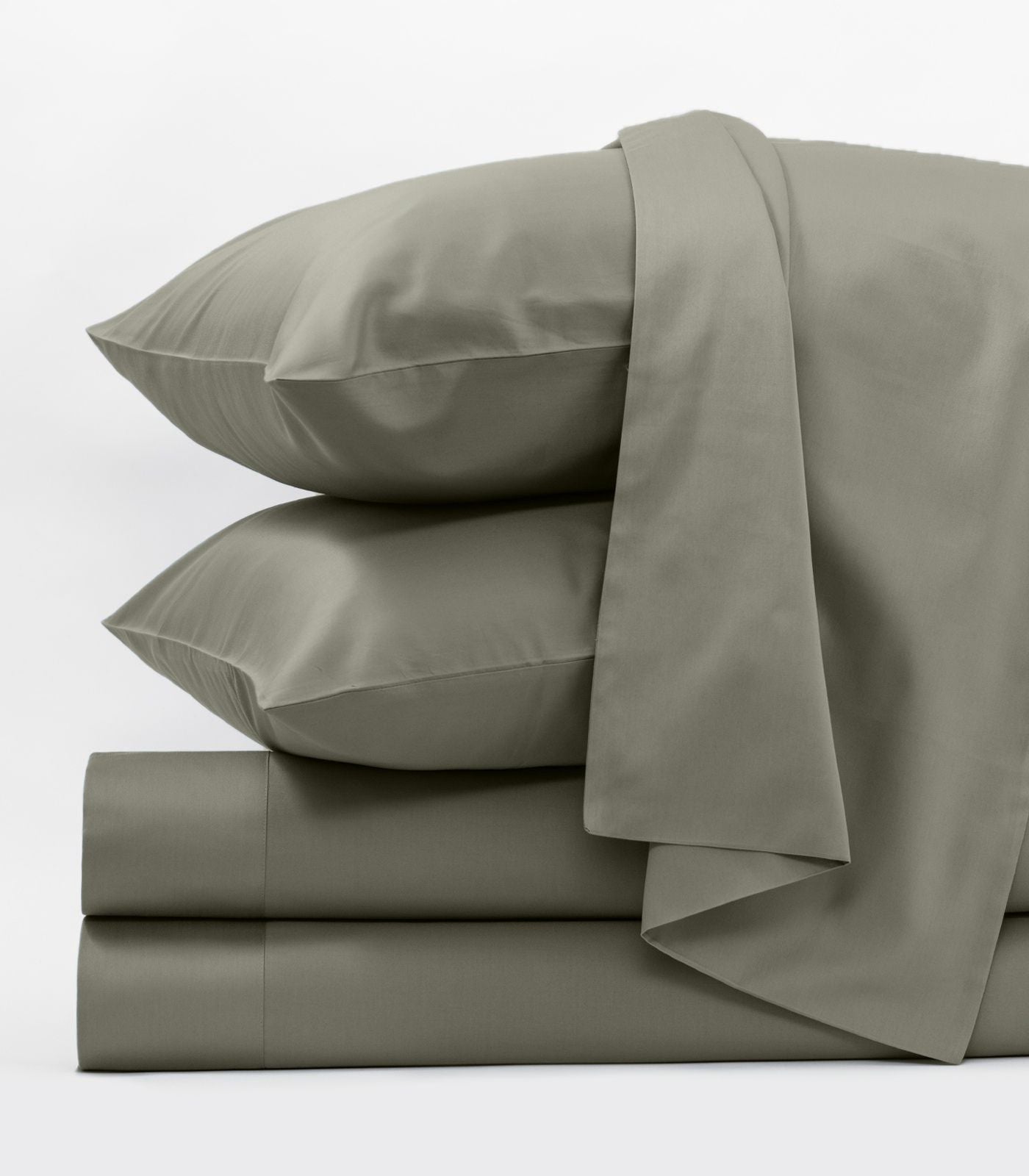 Bhumi Organic Cotton - Sateen Sheet Set - Eucalyptus