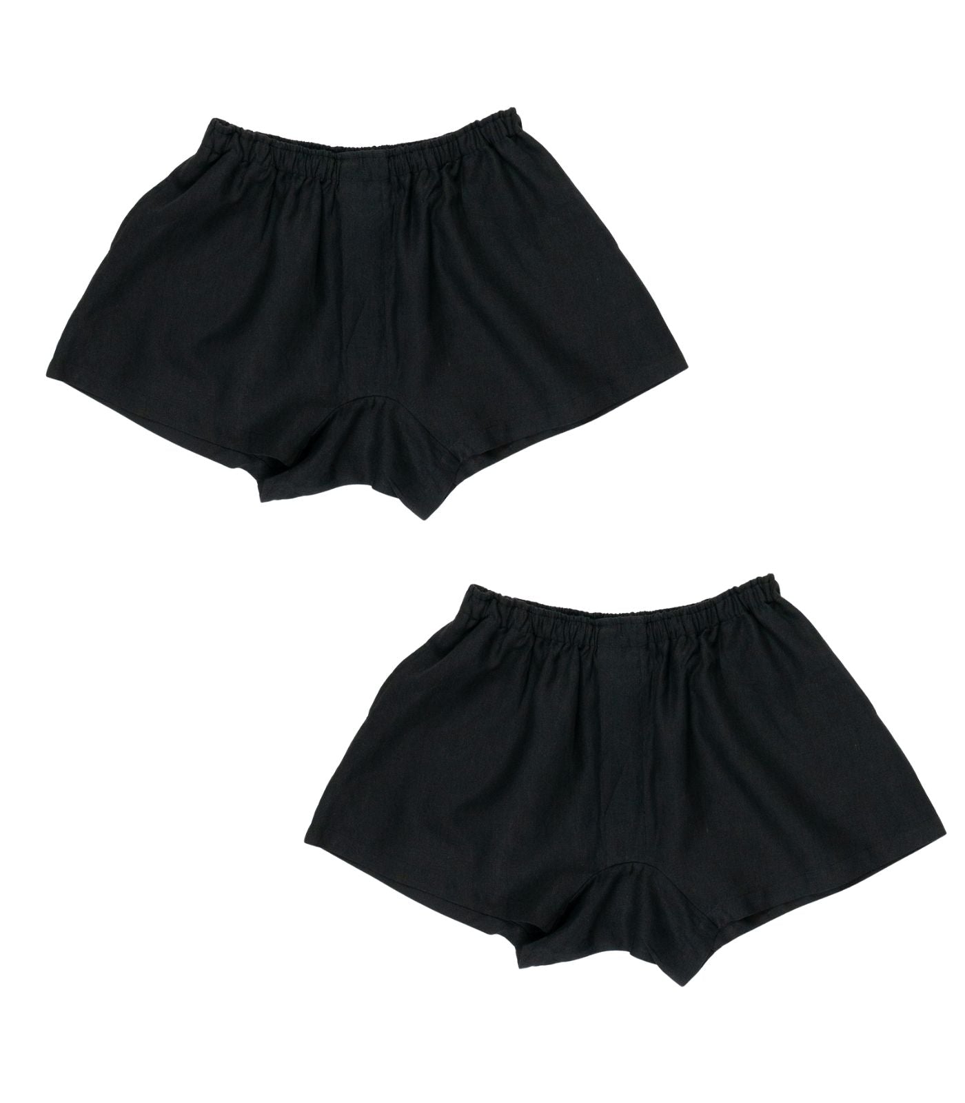 Linen Boxy Lounge Shorts (2 Pack)
