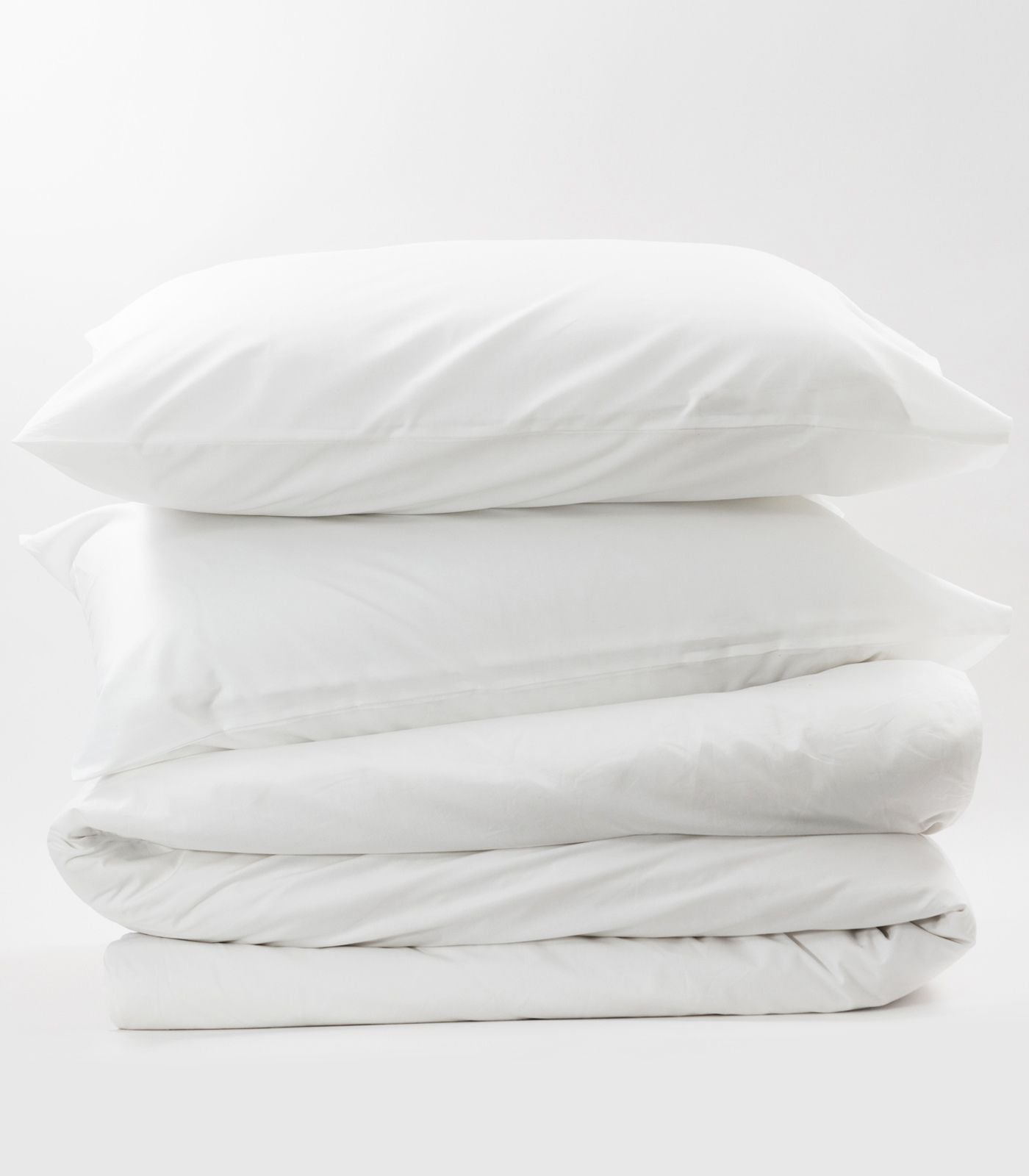 Percale Quilt Set - White