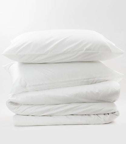 Percale Quilt Set - White