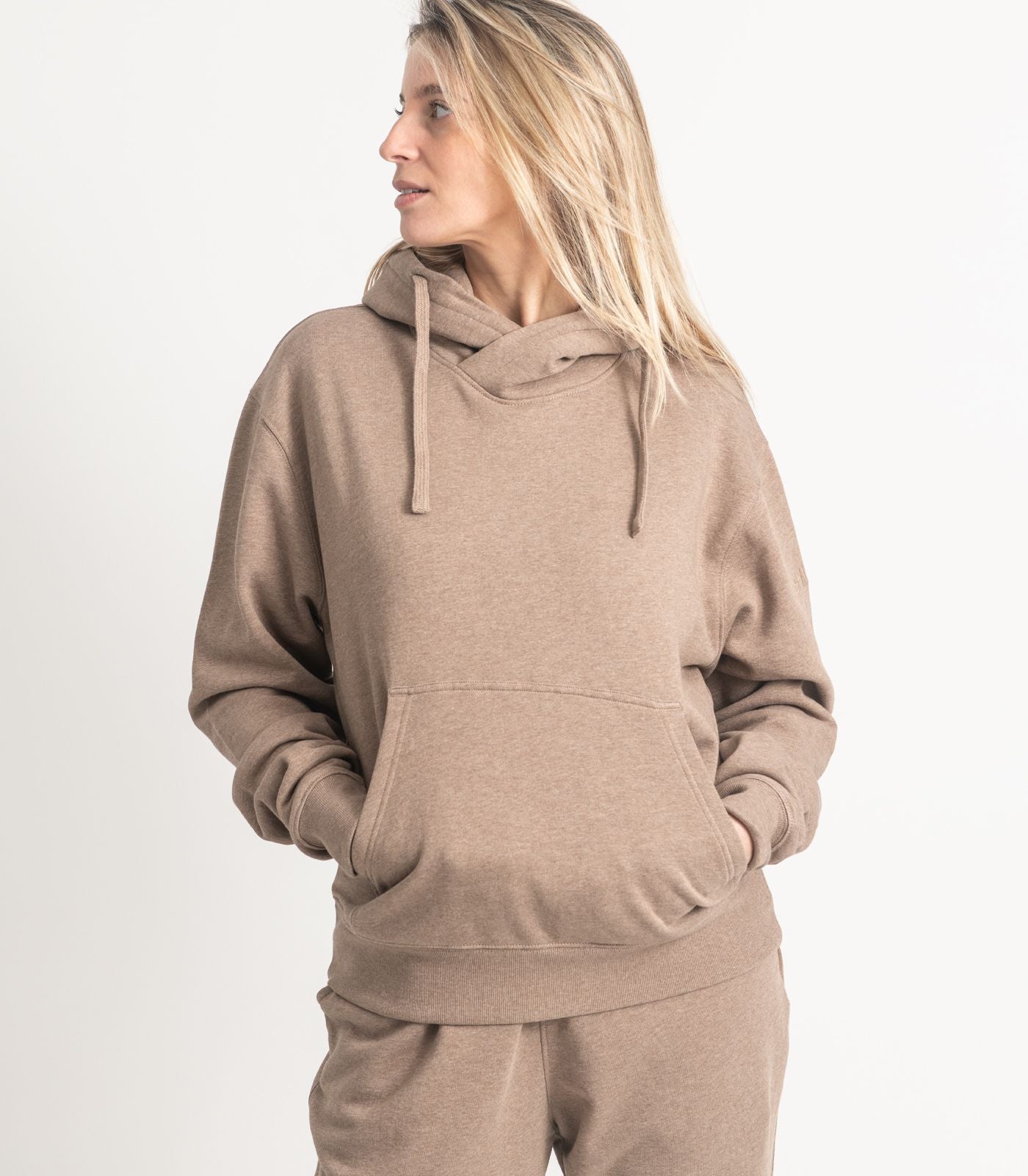 Bhumi Organic Cotton - Women's Hoodie - Taupe Melange