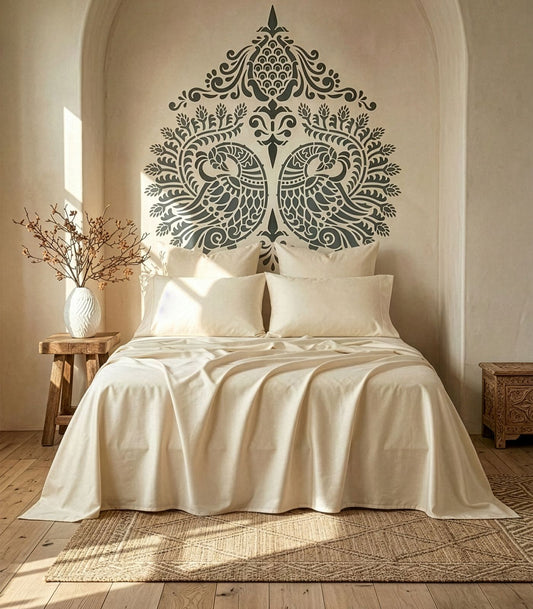 Bhumi Organic Cotton - Sateen Sheet Set - Ivory