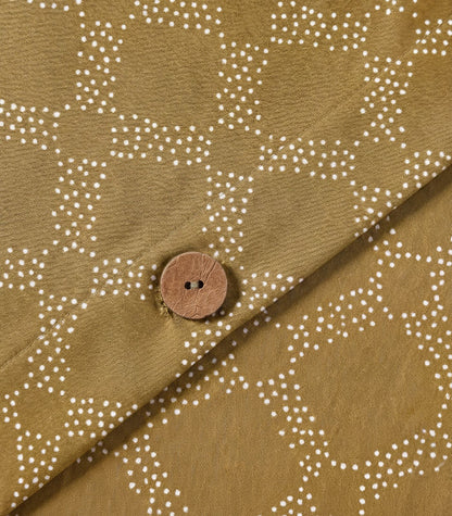 Percale Quilt Cover Set - Limited Edition - Large Dot Pine