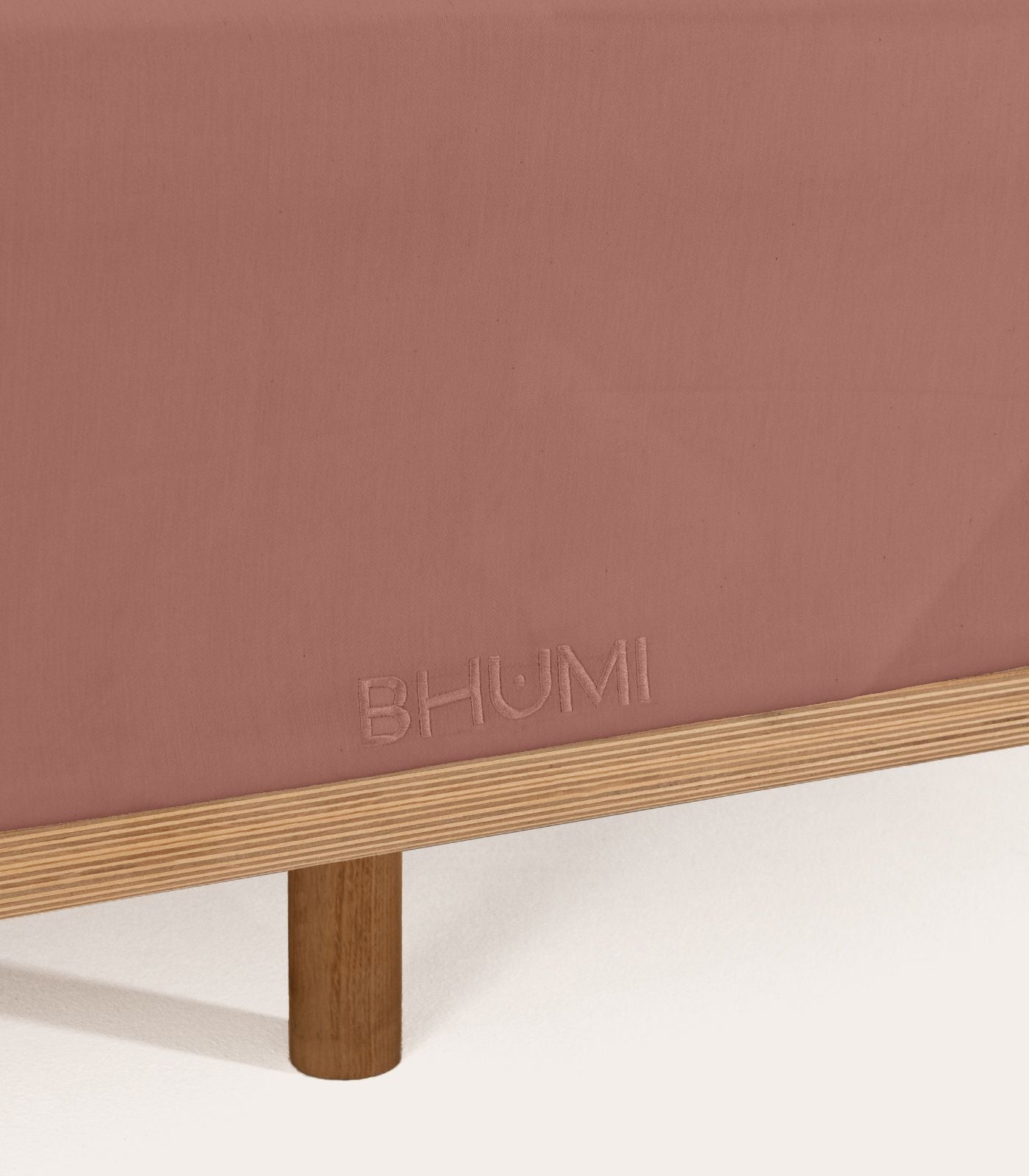 Bhumi Organic Cotton - Sateen Sheet Set - Dusty Rose