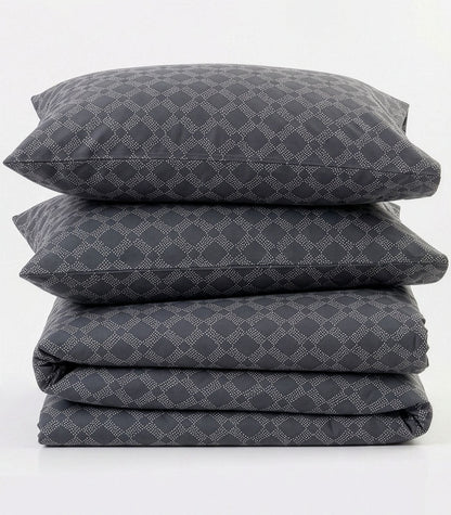 Percale Quilt Cover Set - Limited Edition - Large Dot Slate