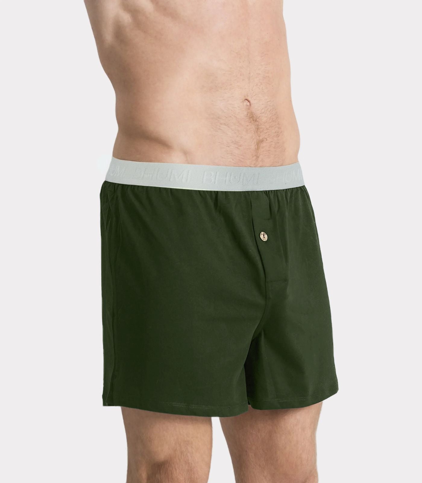 Bhumi Organic Cotton - The Original Boxers (2 Pack) - Kombu Green