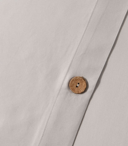 Bhumi Organic Cotton - Sateen Plain Quilt Cover Set - Luxe