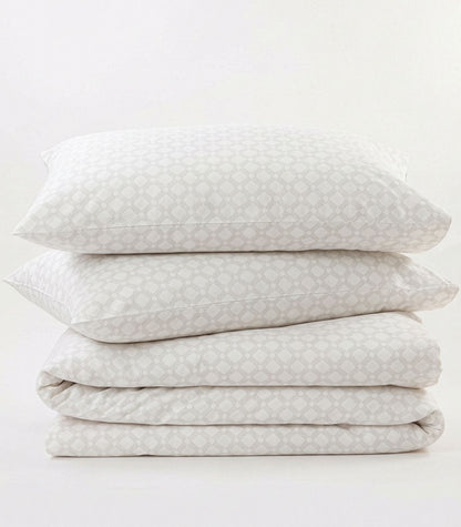 Percale Quilt Cover Set - Limited Edition - Small Dot Grey