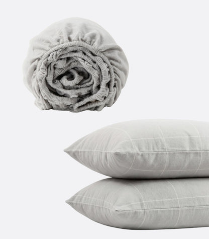 Organic Cotton Flannelette Starter Bundle - Windowpane