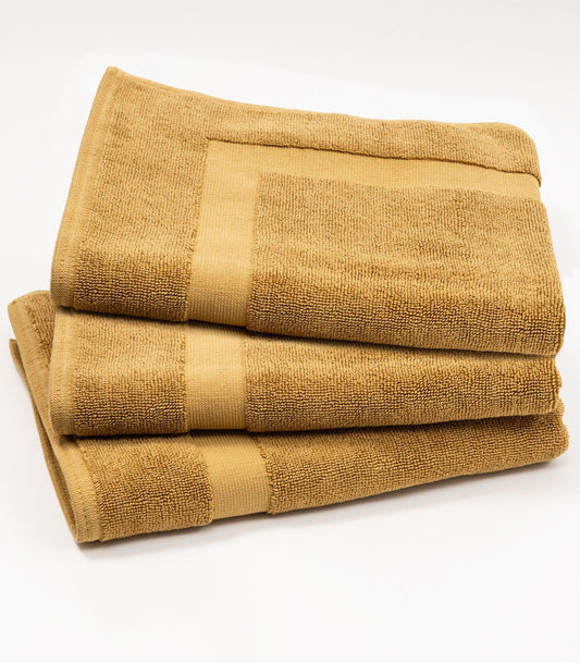 Bhumi Organic Cotton - Bath Mat (3 Pack) - Golden Turmeric