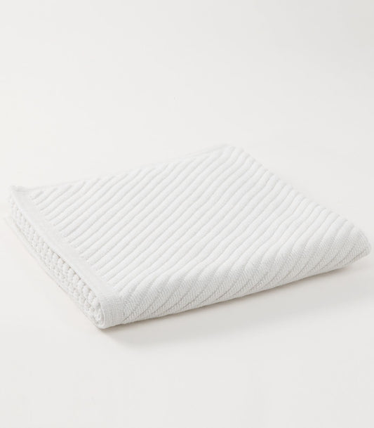 Bhumi Organic Cotton - Twill Bath Mat - White