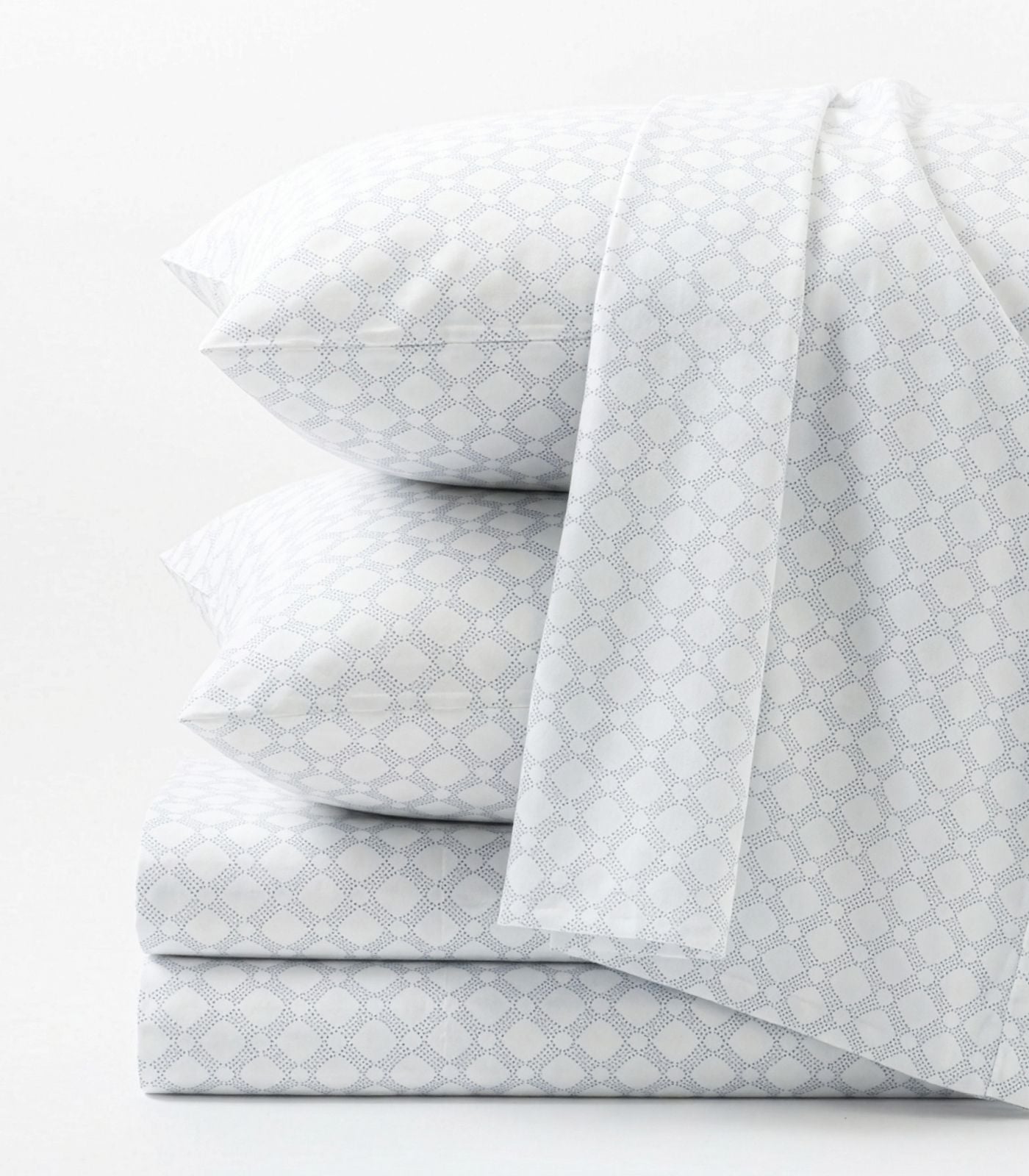 Percale Sheet Set - Limited Edition - Small Dot Blue