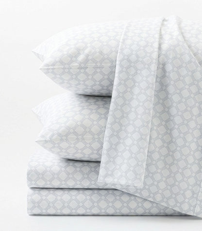 Percale Sheet Set - Limited Edition - Small Dot Blue