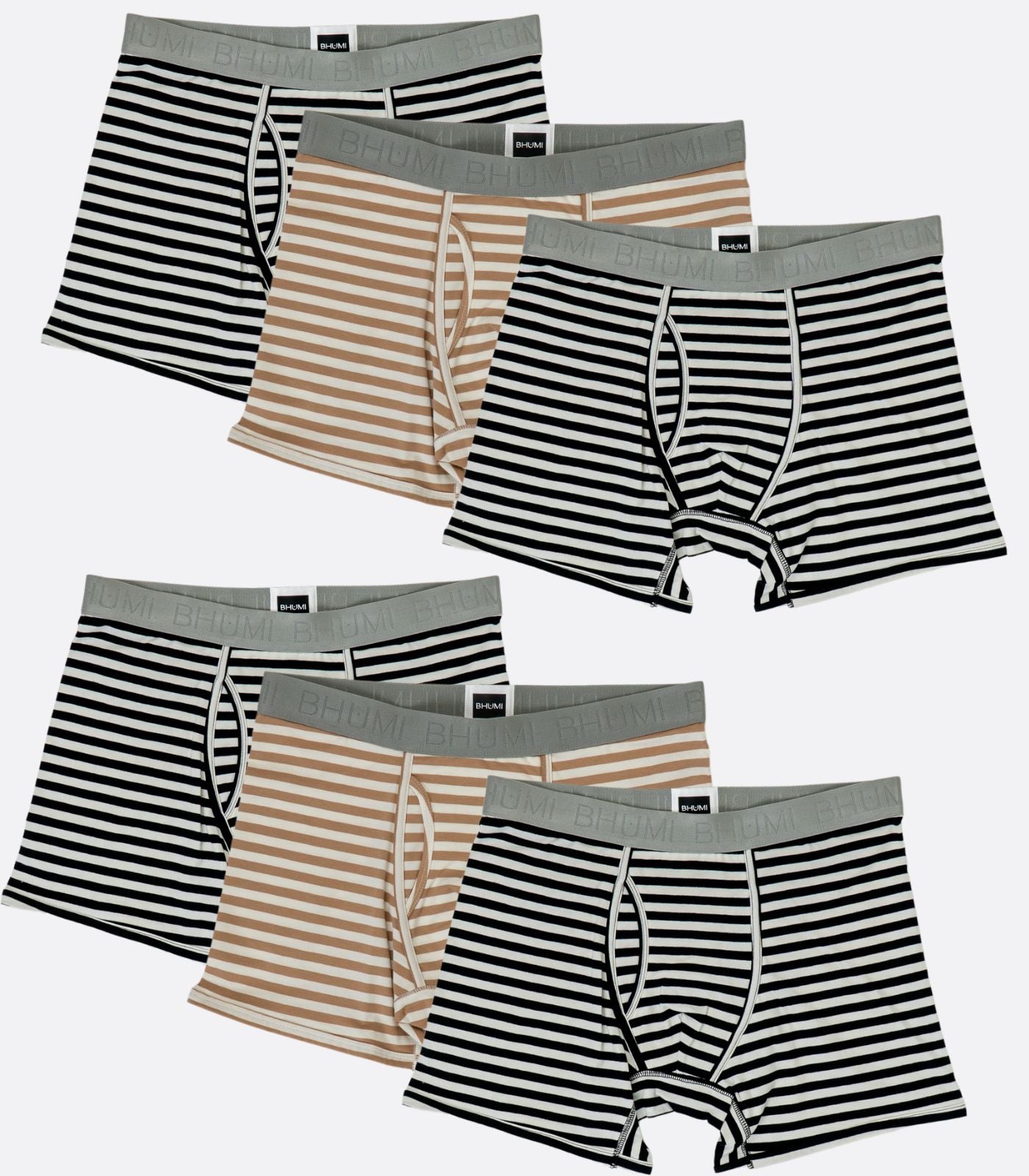 Bhumi Organic Cotton - The Original Trunks (6 Pack)