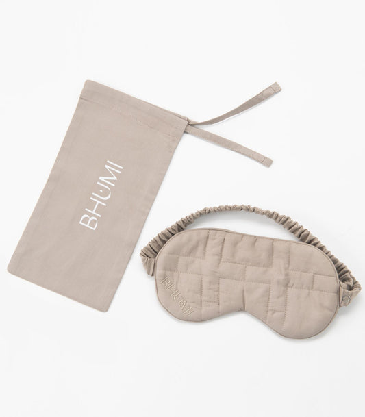 Bhumi Organic Cotton - Sleep Mask - Golden Taupe