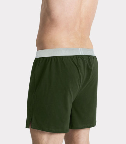 Bhumi Organic Cotton - The Original Boxers (2 Pack) - Kombu Green