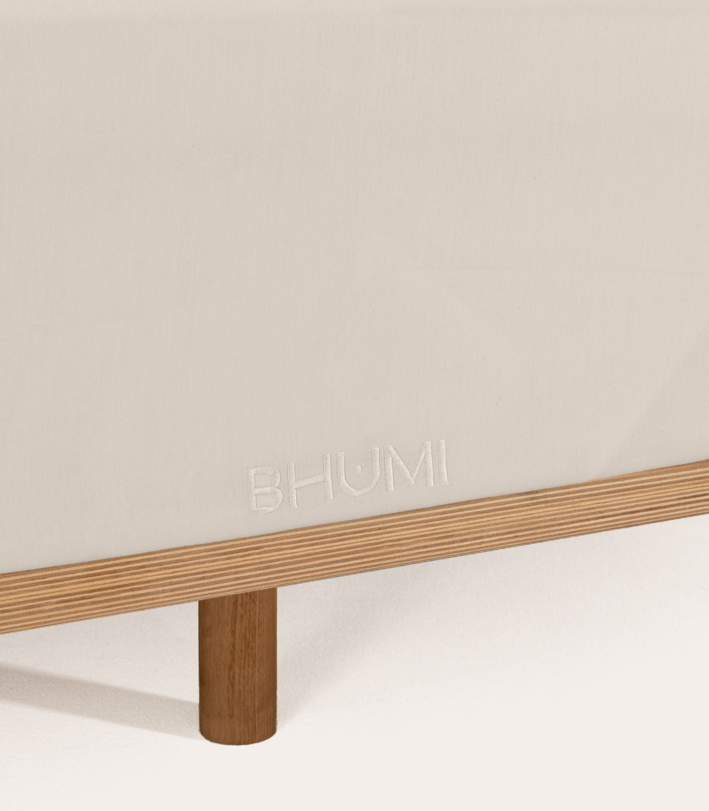 Bhumi Organic Cotton - Fitted - Sateen Sheet - Natural