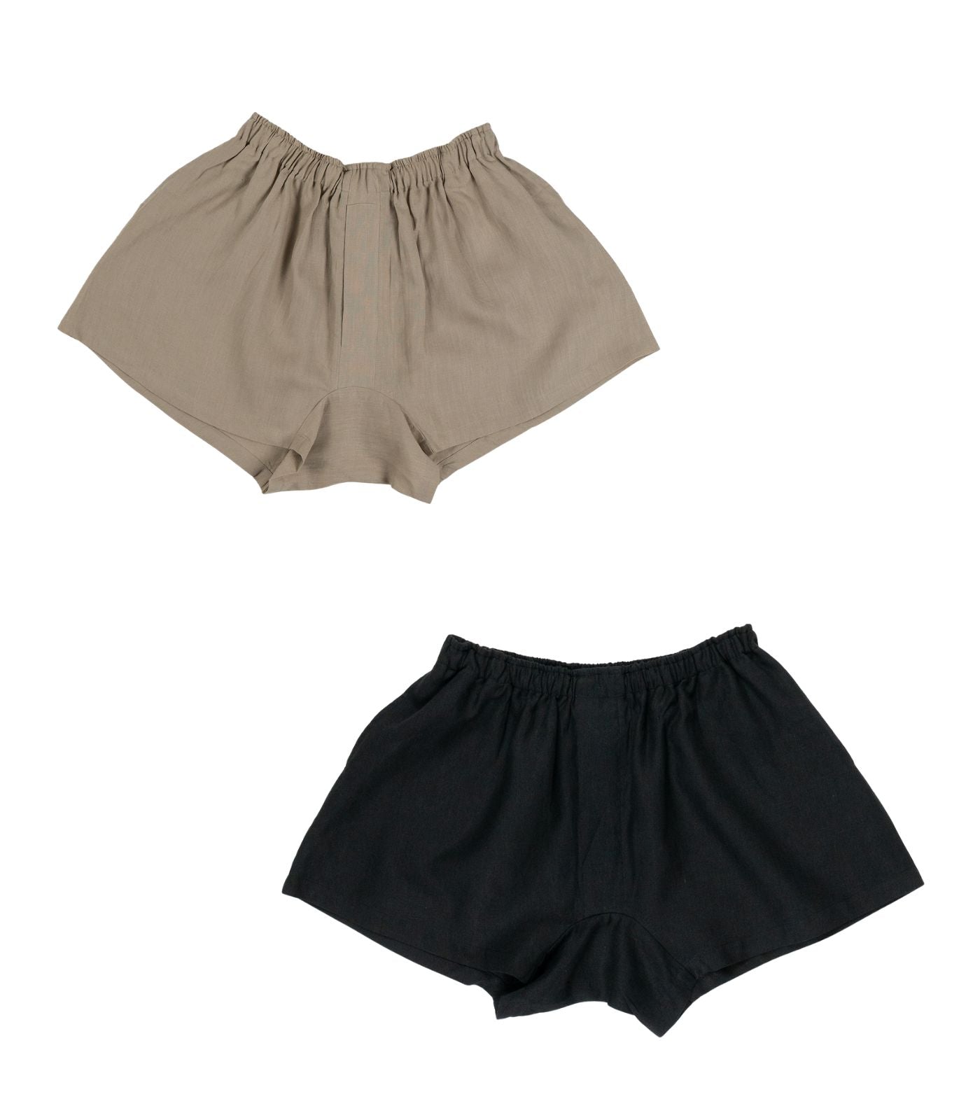 Linen Boxy Lounge Shorts (2 Pack)
