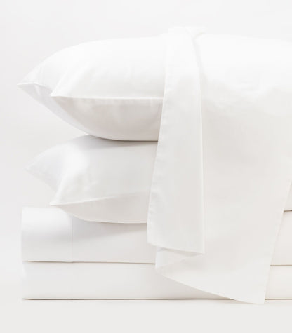 Bhumi Organic Cotton - Sateen Sheet Set - White