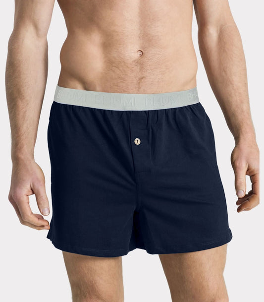 Bhumi Organic Cotton - The Original Boxers (2 Pack) - Navy