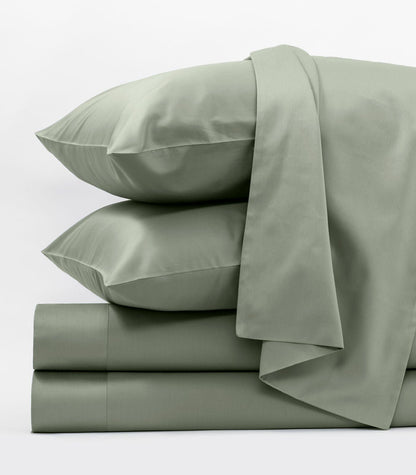 Bhumi Organic Cotton - Sateen Sheet Set - Sage