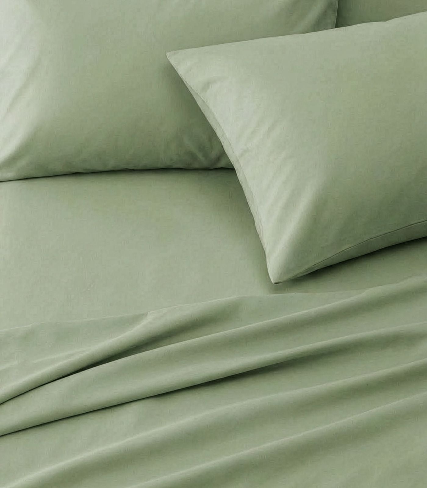 Bhumi Organic Cotton - Flat - Percale Sheet - Sage
