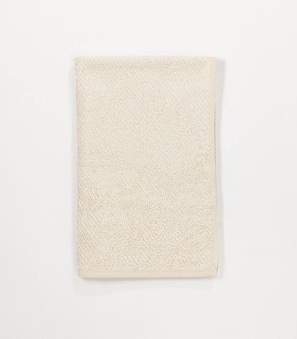 Bhumi Organic Cotton - Twill Hand Towel - Natural