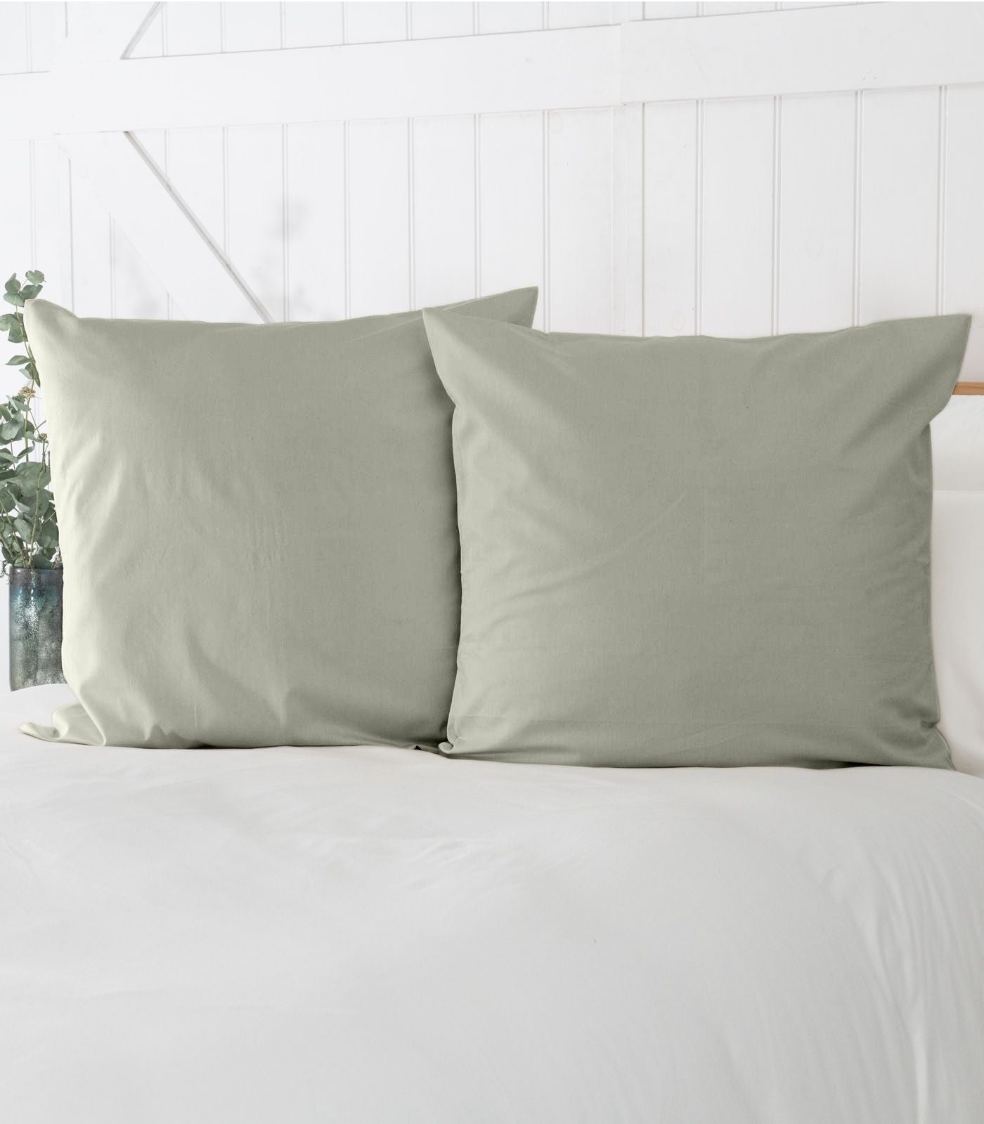 Bhumi Organic Cotton - Sateen Pillow Cases (pair) - European - Lily