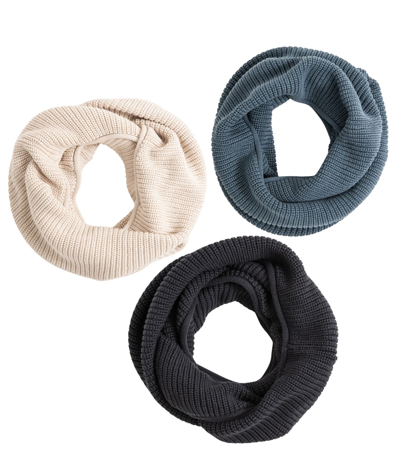 Bhumi Organic Cotton - Infinity Knit Scarf (3 pack) - Preorder