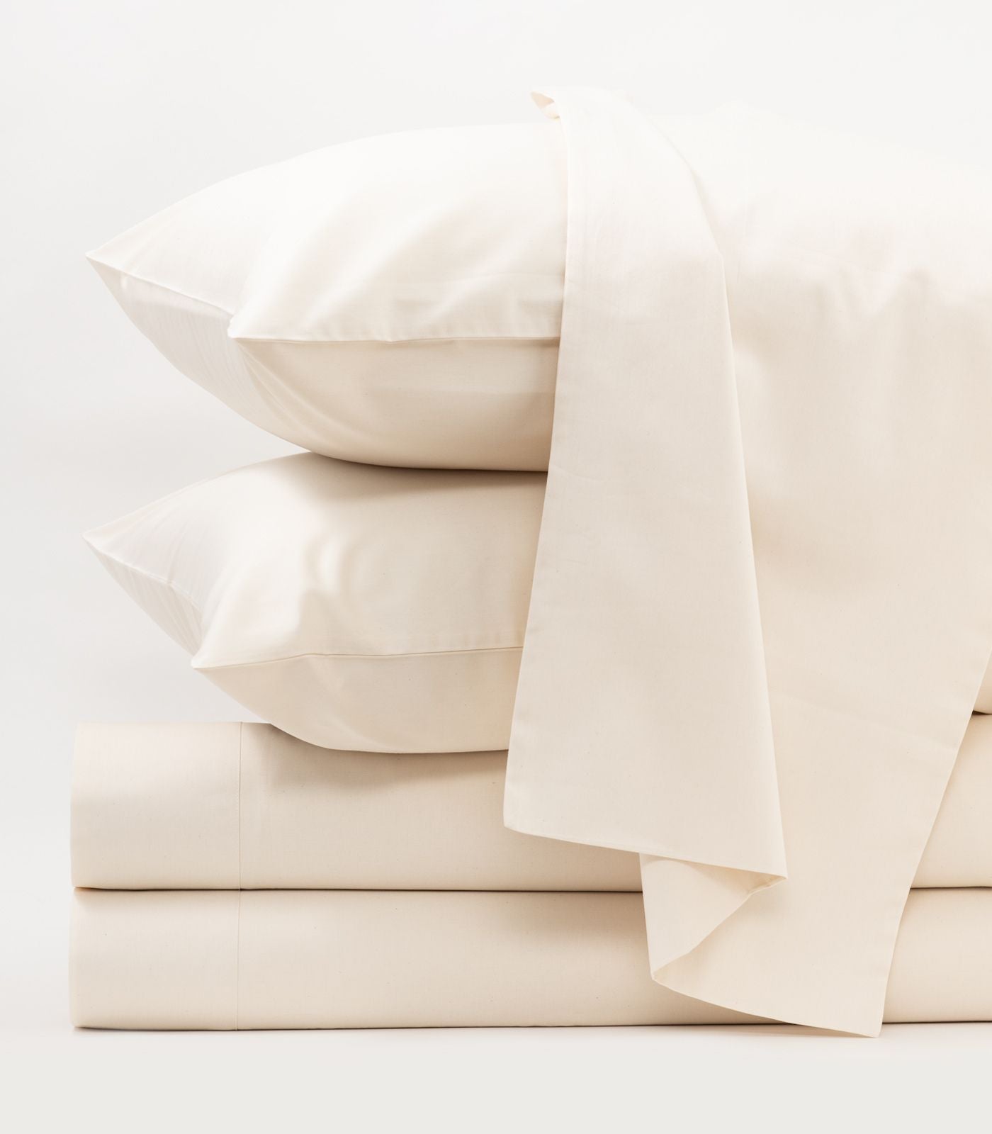 Bhumi Organic Cotton - Sateen Sheet Set - Natural