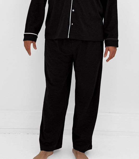 Bhumi Organic Cotton - Men's Jersey PJ Pant - Black