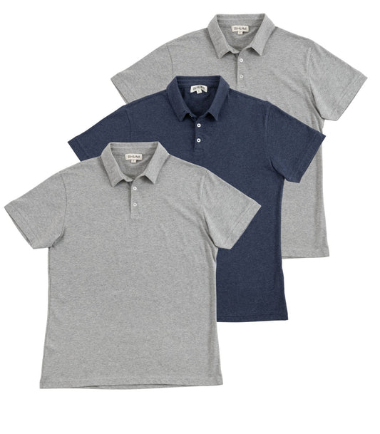 Bhumi Organic Cotton - Polo Shirt (3 Pack)