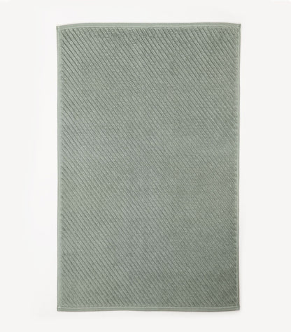 Bhumi Organic Cotton - Twill Bath Mat - Sage