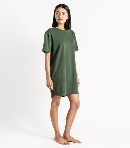 Bhumi Organic Cotton - Jersey Knit Sleep Tee - Kombu Green