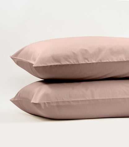 Bhumi Organic Cotton - Sateen Pillow Cases (Pair) - Rosewater