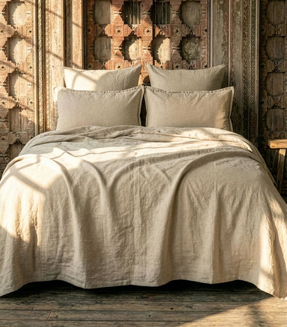 Linen Pillow Case - Raw