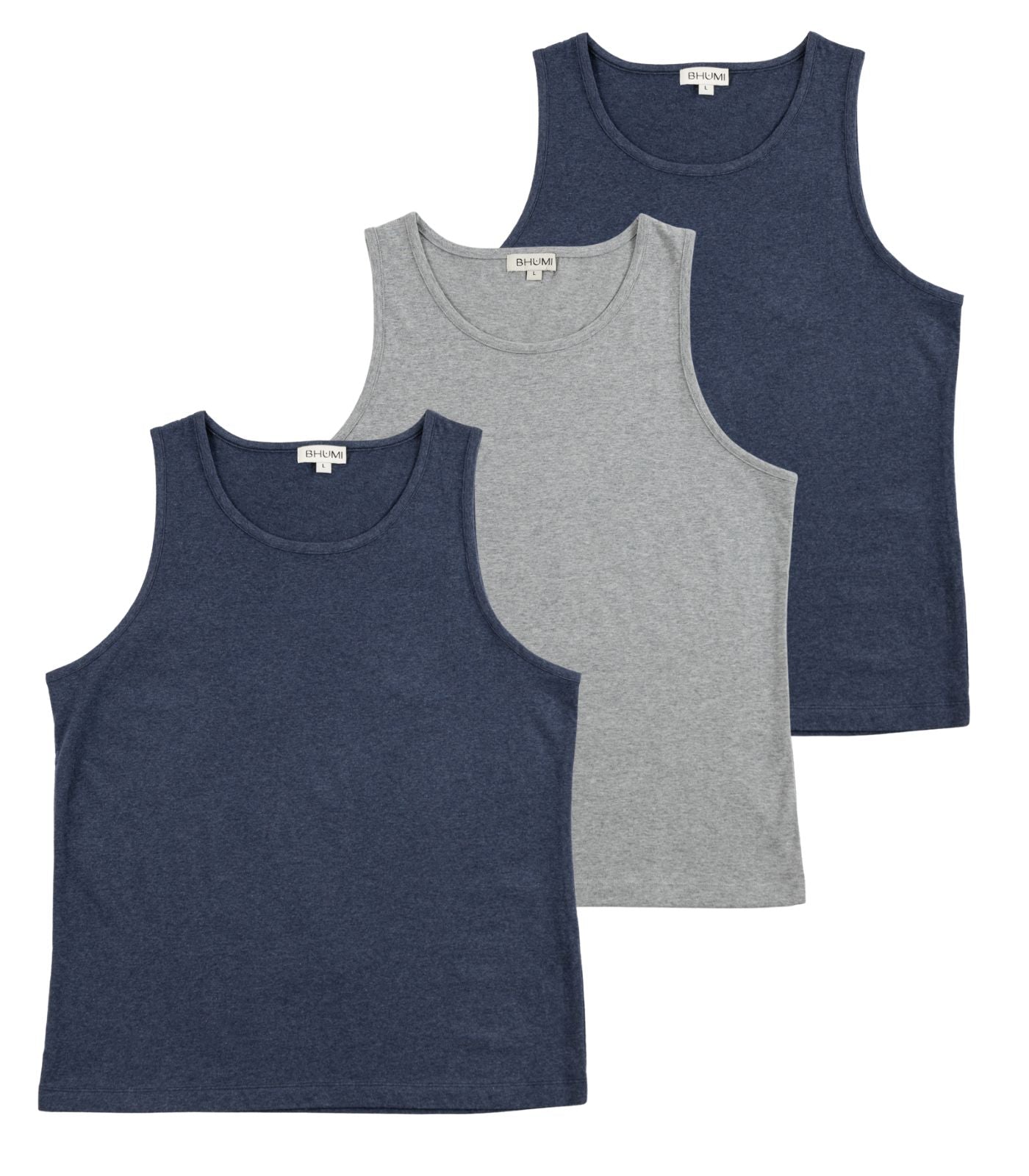 Bhumi Organic Cotton - Men’s Tank Top (3 Pack) - New Arrival