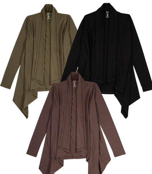 Bhumi Organic Cotton - Flowing Cardigan (3 Pack)