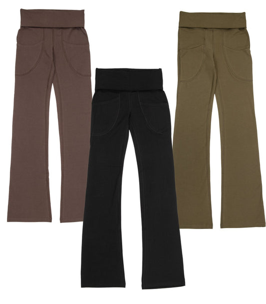 Pocket Wide Leg Leggings (3 Pack)