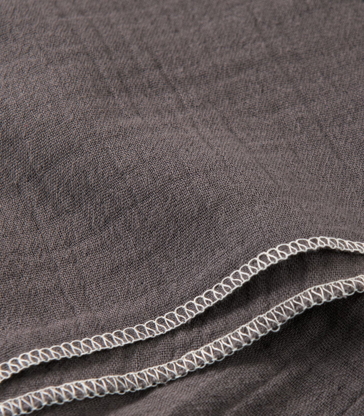 Organic Cotton Baby Muslin Wrap - Dark Grey