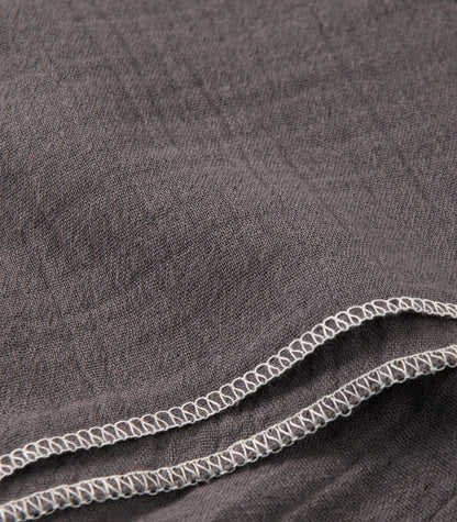 Organic Cotton Baby Muslin Wrap - Dark Grey