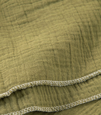 Organic Cotton Baby Muslin Wrap - Olive