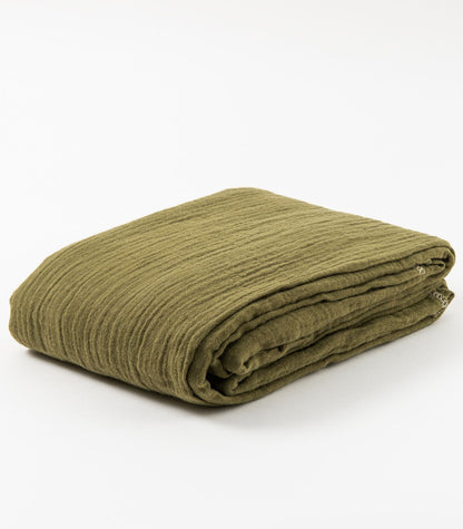 Organic Cotton Baby Muslin Wrap - Olive